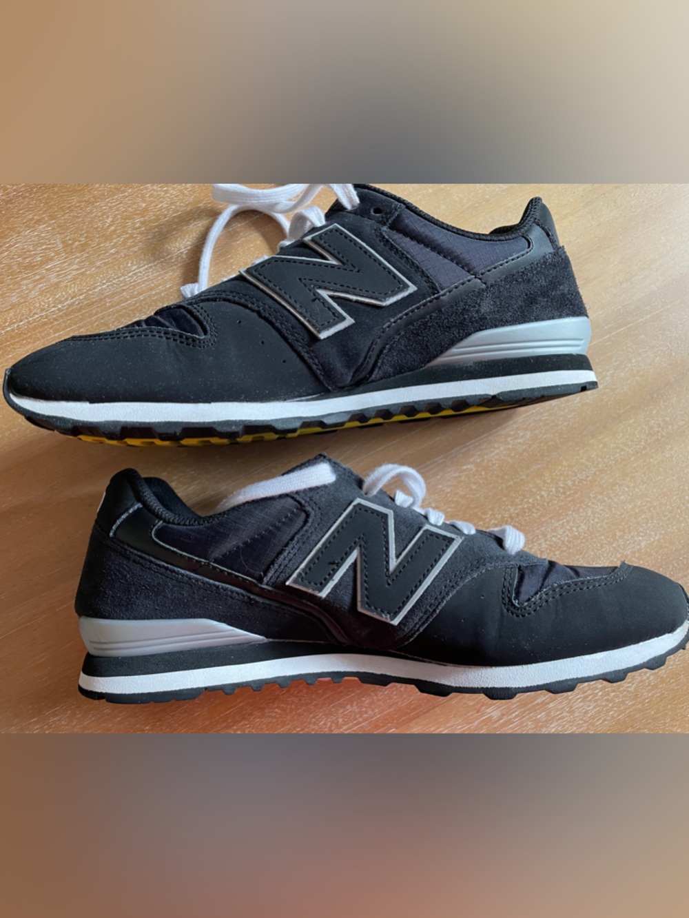 New Balance x Figs 996 Women’s Black and White Retro Sneakers Colab.
